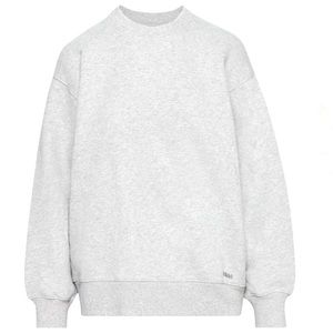 Aritzia—Cozy Fleece Boyfriend Crew Sweatshirt **crewneck is a light blue